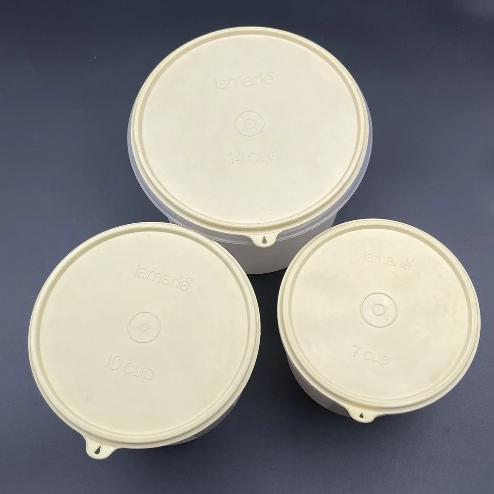 Lamaré Canister Set 7 10 14 Cup Kitchen Storage Containers w Lids Lot 3
